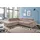 Cotta Ecksofa "Komaris L-Form, B: 249 cm", braun (mud), B:249cm H:72cm T:100cm, Microfaser PRIMABELLE (100% Polyester);Kunstleder SOFTLUX;Feinstruktur (100% Polyester);Kunstleder SOFTLUX/Struktur (100% Polyester);NaturLEDER, Sofas, Ecksofa, mit