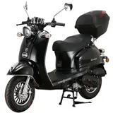 Alpha Motors Venus 50 ccm 2,99 PS 45 km/h schwarz inkl. Topcase