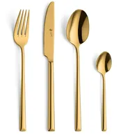 Paul Wirths VIVENDI Besteckset, Edelstahl 18/10, 4-teilig, gold,