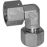 Riegler Einstellbare Winkel-Verschraubung, Dichtkegel, Rohr-AÃ ̧10 ES