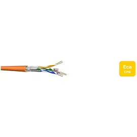 Draka Verlegekabel UC900 HS23, Cat 7, S/FTP PiMF, orange, 100 m), Ring