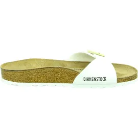 Birkenstock Madrid Birko-Flor Lack schmal patent white 41