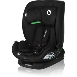 lionelo Autokindersitz Lavender i-Size ab 1 Jahr bis 12 Jahren, ab 9 kg bis 36 kg ISOFIX Breiter Einstellber Schwarz - Schwarz
