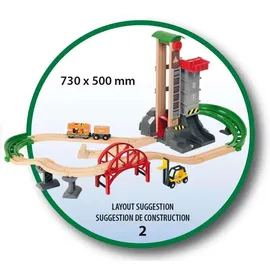 BRIO Großes Lagerhaus-Set mit Aufzug (33887)