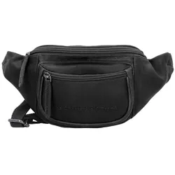 The Chesterfield Brand Wax Pull Up Gürteltasche Leder 22 cm black