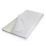 Stendebach, Topper Softtop Viscoschaum, 90x200, 180x200 cm und weitere Größen, 8 cm hoch, Viscoschaum, Allergiker geeignet (Hausstauballergiker), Atmungsaktiv weiß 200 cm x 200 cm x 8 cm