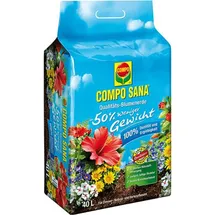 Compo Sana Qualitäts-Blumenerde 50% weniger Gewicht 40 l