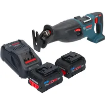 Bosch Professional, Säbelsäge, Bosch GSA 18V-28 Professional Akku Säbelsäge 18 V BITURBO Brushless + 2x ProCORE Akku 5,5 Ah +
