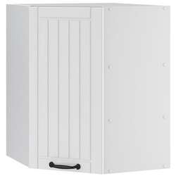 Vicco Eckhängeschrank »Hängeschrank 57 cm Fame-Line Weiß Landhaus« (1 Hängeschrank) Eckhängeschrank rot|weiß