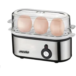 Mesko Eierkocher 3 Eier Silber