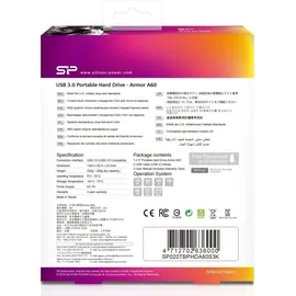 Silicon Power Armor A60 2 TB USB 3.2 schwarz/grün