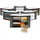 BigDean Aufbewahrungstasche 90 L 6-tlg. grau|schwarz