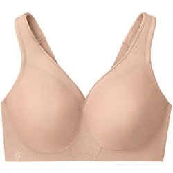GLAMORISE Nahtloser MagicLift-Sport-BH - Kaffee Unterwäsche   Damen 