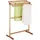 Relaxdays Handtuchständer Stehend Braun 98 x 66 x 31 cm