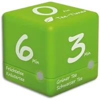 TFA Digitaler Tee-Timer Cube 60 x 60 mm grün