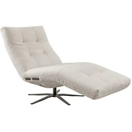 KAWOLA Relaxliege LETICIA Polyester 0 x 0 x 0 cm Weiß mit Akku