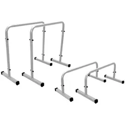 Parallets Heihglets  Bis 150 kg Dip Barren Dip Station Push Up, weiß  - STM EINHEITSGRÖSSE