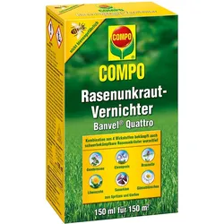 COMPO Rasenunkrautvernichter Banvel Quattro 150 ml
