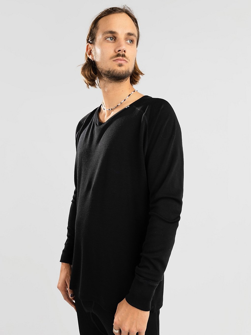 Woolf Merino Tuv Funktionsshirt black Gr. L