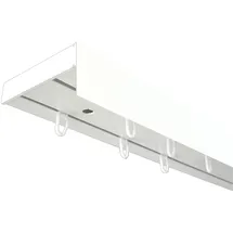 SN DECO GROUP Vorhangschiene SH mit Blende" weiß L:120cm T:7,7cm, Kunststoff, Gardinenstangen, Gardinenschiene