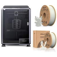 Creality K1C 3D Drucker, mit 2kg Creality Hyper PLA Filament--Weiß