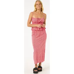 RipCurl Cala Mayor Midi Skirt red (40) XS