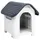 vidaXL Hundehütte 59 x 75 x 66 cm Polypropylen Grau