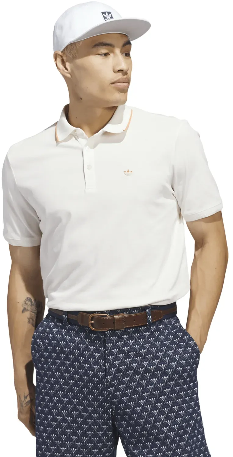 adidas Golf Originals Polo F Solid LC, weiss/orange