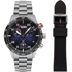 Zeppelin Eurofighter Typhoon Chronograph 7298-3M - 43 - Blau