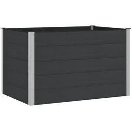 vidaXL Hochbeet 150 x 100 x 91 cm Schwarz