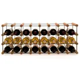Proregal Weinregal Braun, Holz, Kiefer, Rechteckig, 82.5x32.5x24.5 cm, Wohnzimmer, Regale, Weinregale