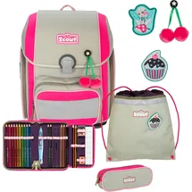 Scout Genius DIN 4-tlg. pink cherry