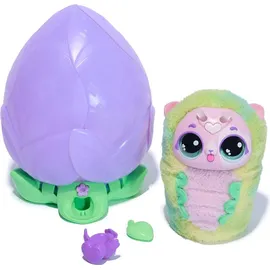 Spin Master Hatchimals Bloomables Puppyfly, Interaktives Spielzeug mit Überraschung, doppelter Verwandlung und über 100 Geräuschen