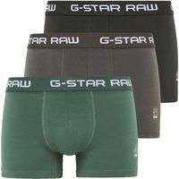 G-Star RAW Herren Classic trunk Color 3-Pack, Mehrfarben (gs grey/asfalt/bright jungle D05095-2058-8529), XXL