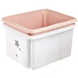KEEEPER Aufbewahrungsbox Karolina 42,5 x 35,5 x 22,5 cm 1-tlg. weiß