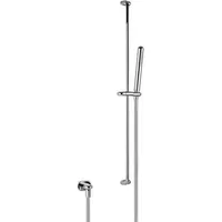 GESSI Goccia Brausestange 800 mm, mit Antikalk-Handbrause, Schlauch 1,50