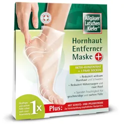 Allgäuer Latschen Kiefer Hornhaut Entferner Maske + 1 Packung