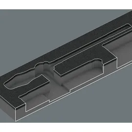 WERA 9850 Schaumstoffeinlage Kraftform Kompakt Tool-Check PLUS Set 1,