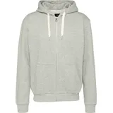 QS Basic-Sweatjacke Kapuzenjacke grau S