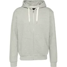 QS Basic-Sweatjacke Kapuzenjacke grau S