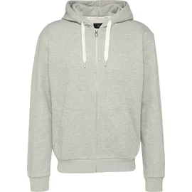 QS Basic-Sweatjacke Kapuzenjacke grau S