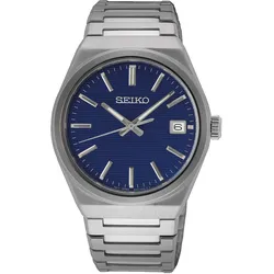 Seiko SUR555P1 Herrenarmbanduhr Quarz Stahl/Blau