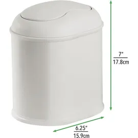 MetroDecor Kosmetikeimer 2er Set 17,8 l Hellgrau