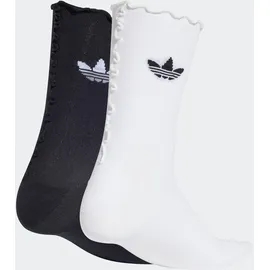 adidas Ruffle Sock 2 Paar Weiß XL