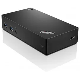 Lenovo ThinkPad USB 3.0 Pro Dock, Kabelgebunden, USB 3.2 Gen 1 (3.1 Gen 1) Type-A, Schwarz,