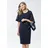 GOLDNER Kleid Partykleider Blau 52