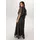 aniston plus Chiffonkleid Schwarz/Weiß 46