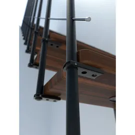 Minka Raumspartreppe Comfort TOP Schwarz Geschosshöhe bis 312 cm