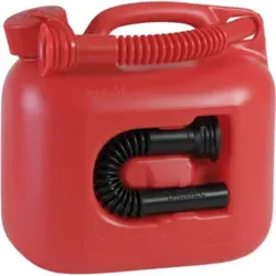Hünersdorff Kraftstoff-Kanister PREMIUM (UN) 5 L rot, UN-Zulassung, HDPE, rotes Zubehör
