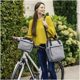 KLICKfix Roomy GT Gepäckträgertasche twist sky rose